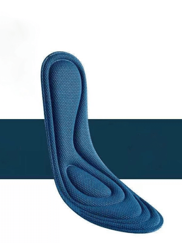 Antibacterial massage insole for sports shoes, unisex memory foam, features shock-absorbent, breathable, quick-drying, SF1121.